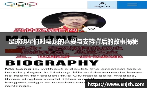 足球明星们对马龙的喜爱与支持背后的故事揭秘